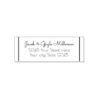 Personalised Return Address Self Ink Stamp