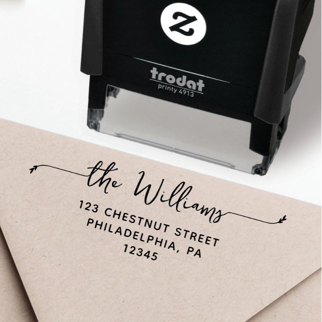 Personalised Return Address Self-Inking Stamp (Custom Return Address Stamp, Self-Inking Return Address Stamp, Personalized Stamp)