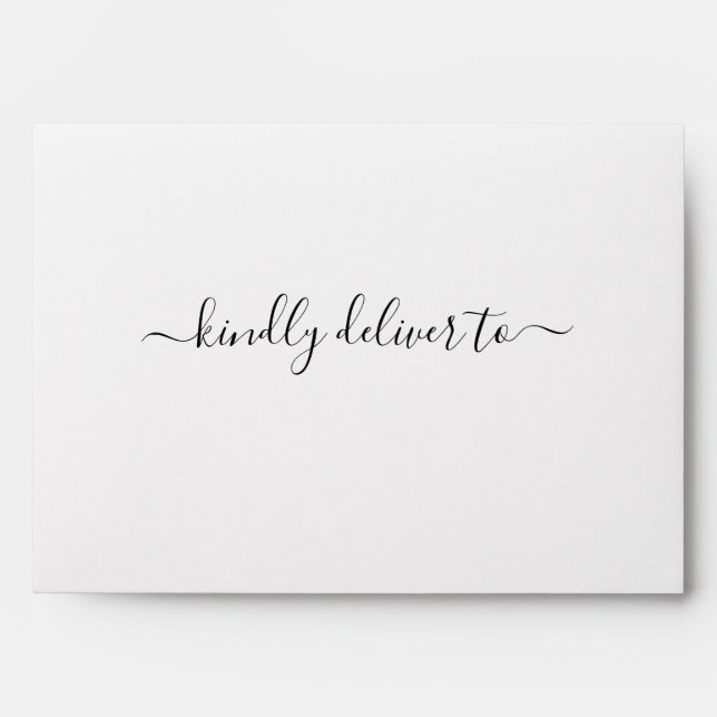 Personalised Return Address Simple Envelope (Front)