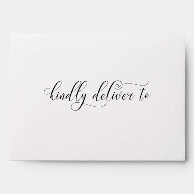 Personalised Return Address Simple Envelope (Front)