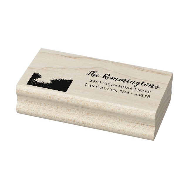 Personalised Return Address Stamp Sunrise Pathway (Stamp)