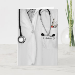 personalised rn nurse graduation card