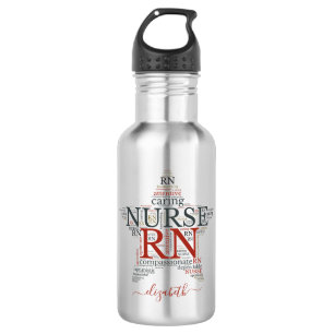Personalised RN Registered Nurse 532 Ml Water Bottle