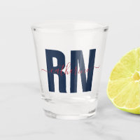 Personalised RN Registered Nurse Blue & Red 