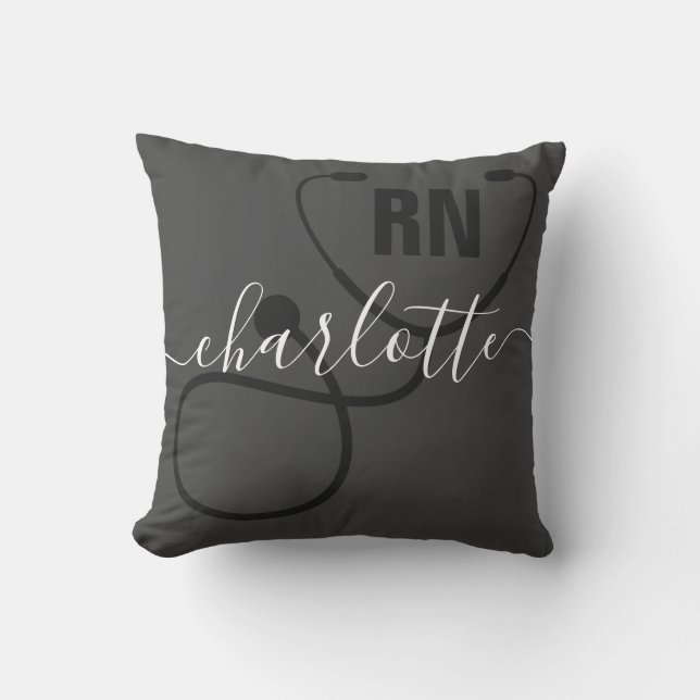 Personalised RN Registered Nurse Graduation Cushion (Front)