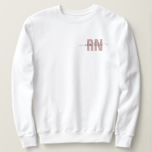 Personalised RN Registered Nurse Graduation Gifts Sweatshirt
