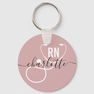 Personalised RN Registered Nurse Graduation Key Ring