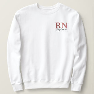 Personalised RN Registered Nurse Graduation Sweatshirt
