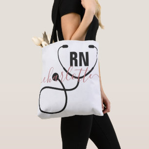 Personalised RN Registered Nurse Graduation Tote Bag