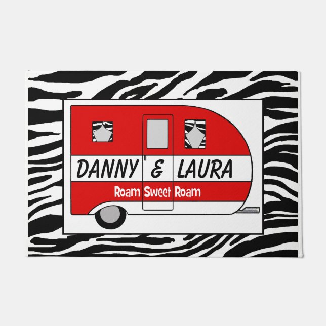 Personalised “Roam Sweet Roam”  Doormat (Front)