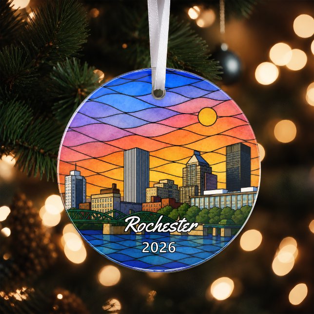 Personalised Rochester Acrylic Ornament, Custom Ne Ornament (Creator Uploaded)