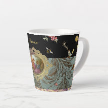 Personalised Rococo Latte Mug