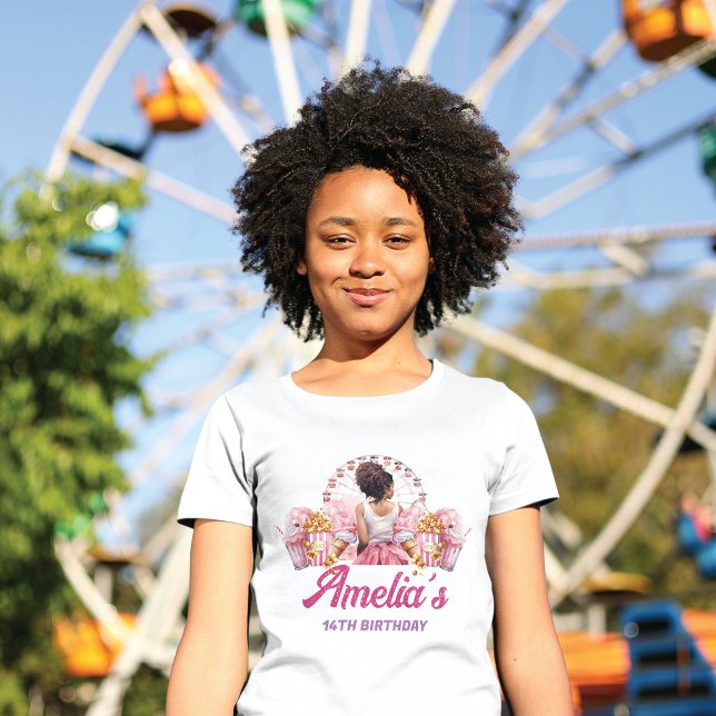 Personalised Rollercoaster Party African American T-Shirt (Creator Uploaded)