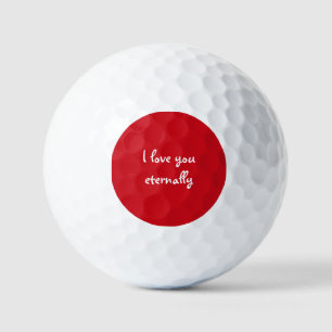 Personalised, Romantic, Eternal Love  Golf Balls