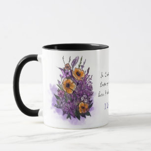 Personalised Romantic Lavender Mug for Her