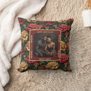 Personalised Romantic Marriage Throw Pillow 