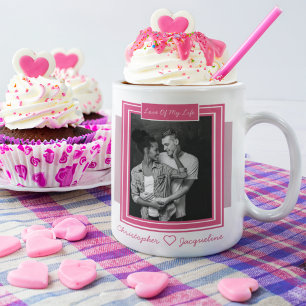 Personalised Romantic Valentine's Day Photo Coffee Mug