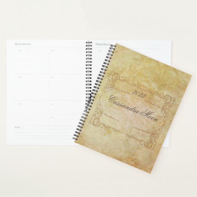 Personalised  Romantic Vintage   Planner (Display)
