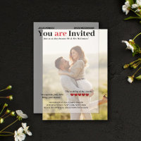 Personalised Romcom Poster Wedding Overlay