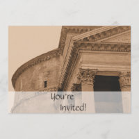 Personalised Rome Pantheon | Italian Dinner Party
