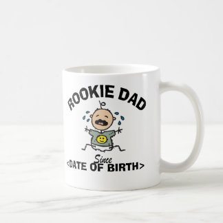 Personalised Rookie Dad Coffee Mug