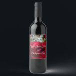 Personalised Rose Bottle Labels<br><div class="desc">Personalised Red Rose Bottle Labels Classic Rose Labels for Wine, Beer, Custom Rose Champagne Bottle Labels and Invitations. Romantic Valentines Rose Bottle Labels and Your Name here Rose Gifts for Weddings Anniversary Birthday and Stylish Any Day Red Rose Labels and Keepsakes by Artist / Designer Kim Hunter. See www.kimhunter.ca for...</div>