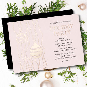 Personalised Rose Gold Corporate Christmas Party