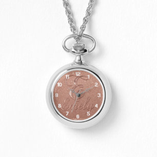 Personalised Rose Gold Glitter Name Design – Emely Watch