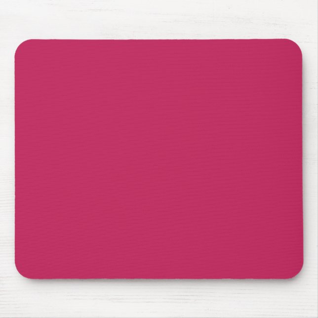 Personalised Rose Red Single Coloured Mouse Pad (Front)