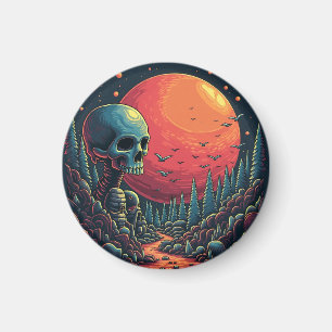 "Personalised Round Magnet – Custom Photo or Desig