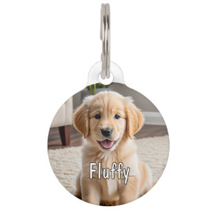 Personalised Round Pet Tag