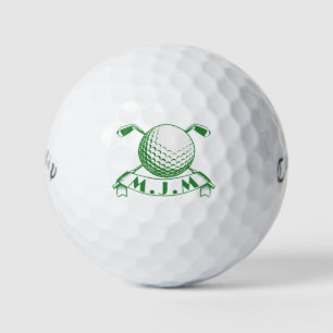 Personalised Royal Crest Golf, Custom Monogrammed Golf Balls