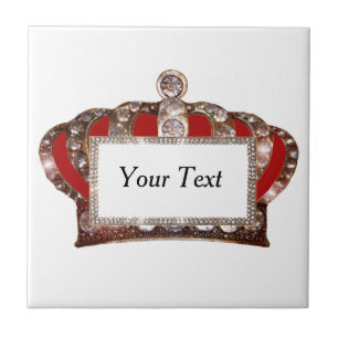 Personalised Royal Crown Tile