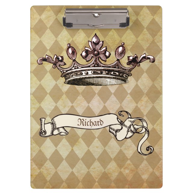 Personalised Royal Decree    Clipboard (Front)
