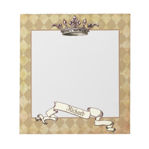 Personalised Royal Decree Notepad