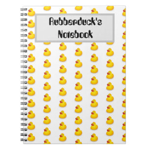 Personalised Rubberduck Notebook