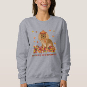 Personalised Ruby Cavalier Spaniel  Sweatshirt
