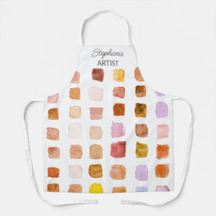 Personalised Rust Artist Apron