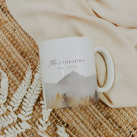 Personalised Rustic Family Name Mug Est Mug