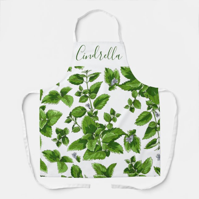 Personalised Rustic Farmhouse Ivy Apron (Front)
