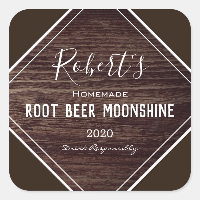 Personalised Rustic Label (Front)