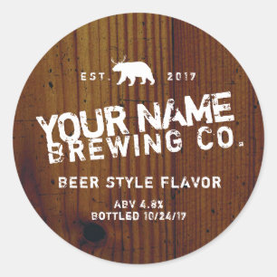 Personalised Rustic Labels - Add your own words