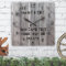 Personalised Rustic Man Cave Clocks for Him