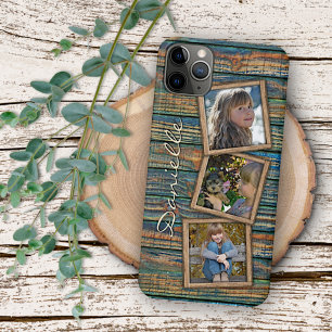 Personalised Rustic Vintage Woodgrain Pattern Case-Mate iPhone Case
