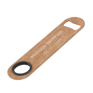 Personalised Rustic Wood Grain Pattern