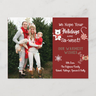 Personalised Sa-weet Holidays Postcard