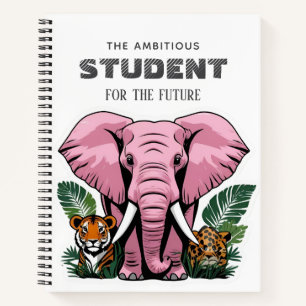 Personalised safari animals STIKERS Notebook