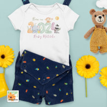 personalised safari baby gift born in 2024