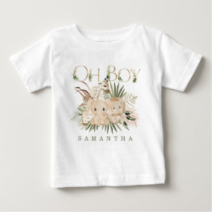 Personalised  Safari Baby  Shirts