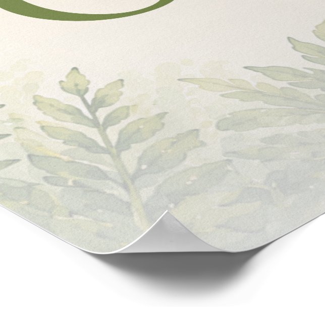 Personalised Safari Nursery Name Poster | Jungle  (Corner)